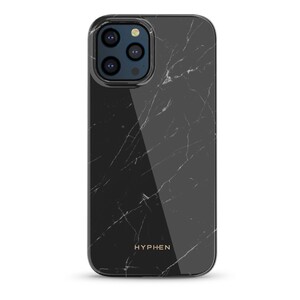 HYPHEN LUXE Marble Case for iPhone 13 Pro Black