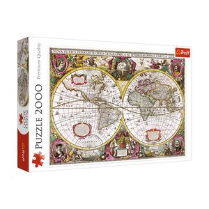 Trefl A New Land And Water Map Of The Entire Earth 1630/Bridgeman 2000 Pcs Jigsaw Puzzle