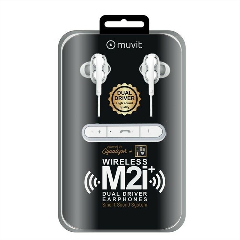 Muvit M2I+ 3.5mm In-Ear Earphones White