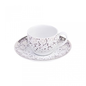 Silsal Mirrors Espresso Cup And Saucer Silver