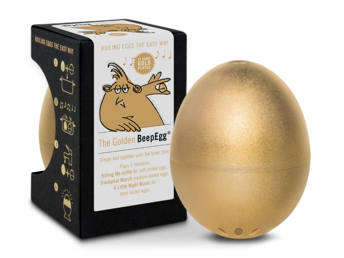 BeepEgg Musical Egg Timer Golden