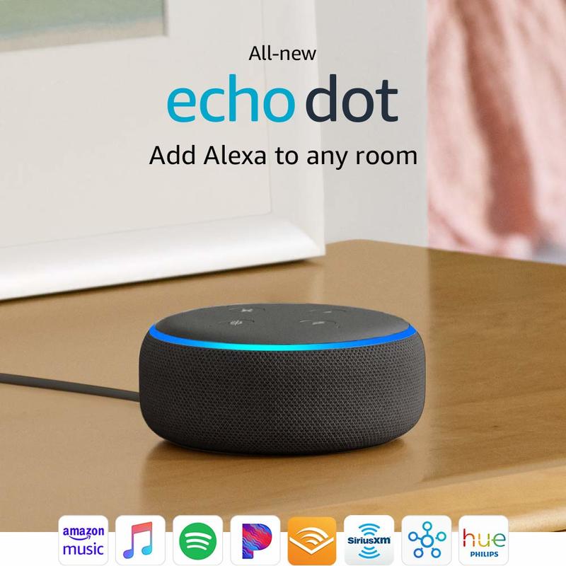 Amazon Echo Dot Charcoal Fabric (3rd Gen)