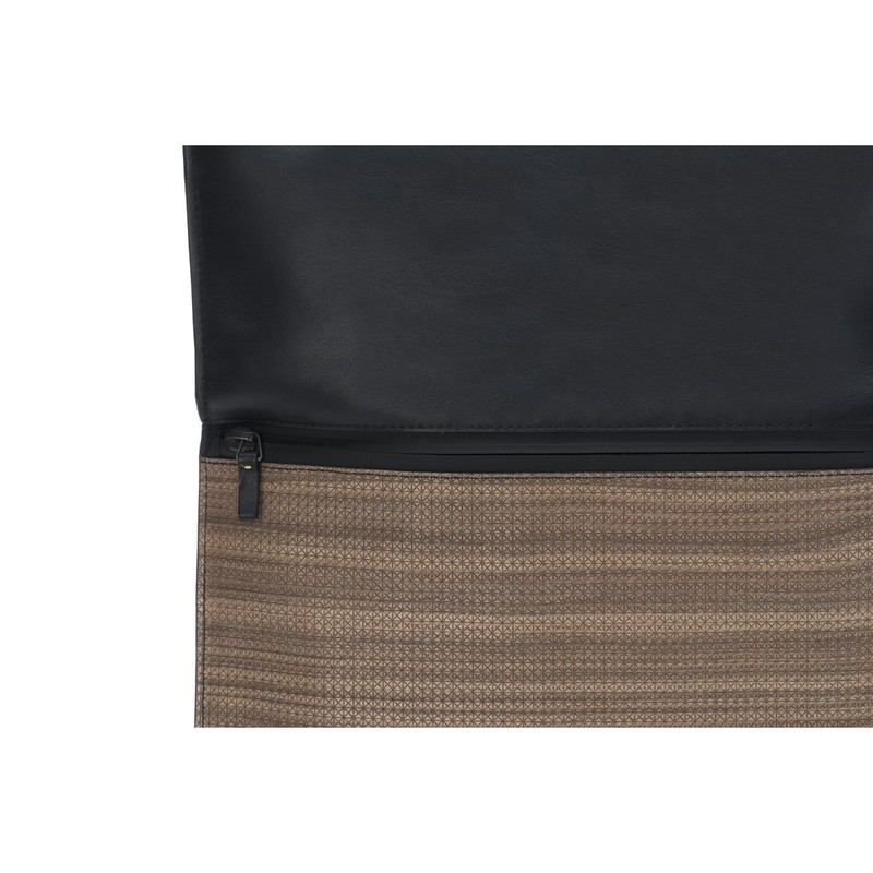 Pininfarina Folio Messenger Bag with Shoulder Strap Walnut