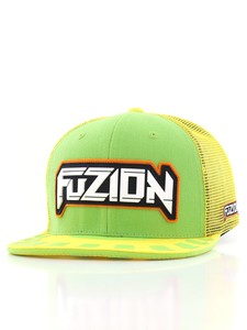 Fuzion Xtreme Snapback Cap Green/Yellow