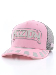 Fuzion Xtreme Baseball Women's Trucker Cap Pink/Gray