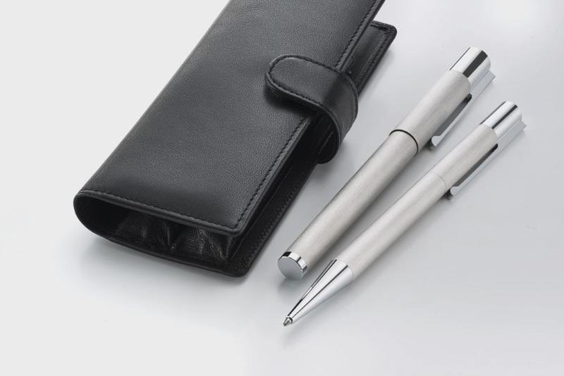 Lamy A 402 Leather Folding Pencil/Pen Case (For 2 Pens)