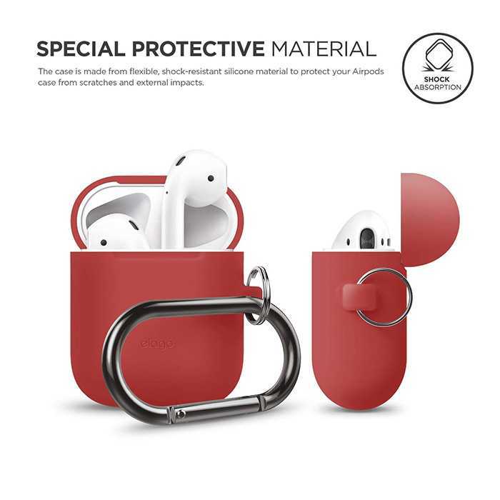 Elago Hang Case Red for AirPods