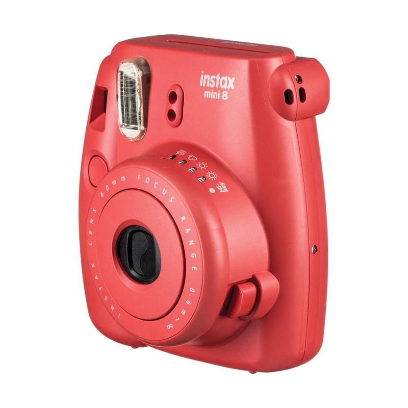 Fujifilm instax mini 8 Instant Film Camera Raspberry (Bundle)