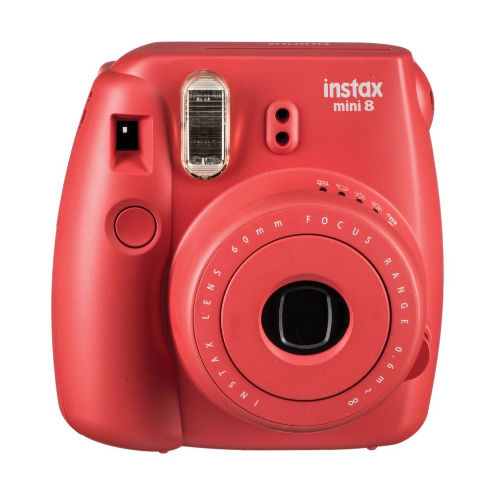 Fujifilm instax mini 8 Instant Film Camera Raspberry (Bundle)