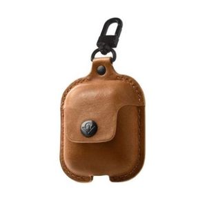 Twelvesouth Airsnap Leather Case Cognac for Apple AirPods