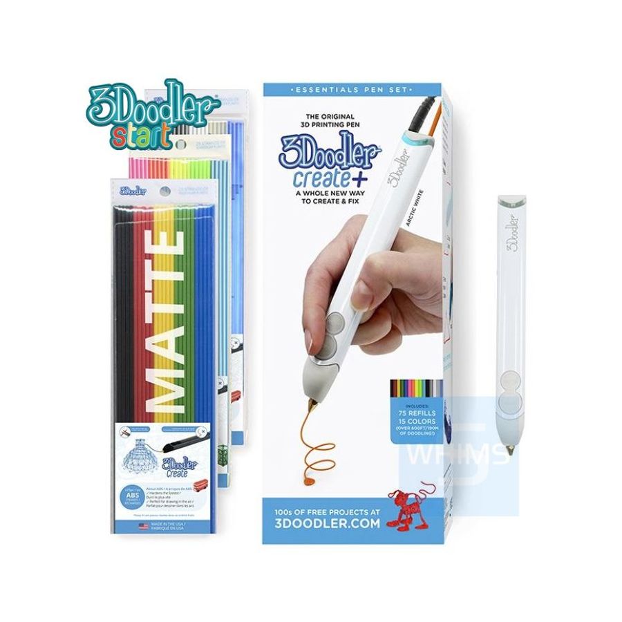 3Doodler Create+Essential Pen Set Arctic White