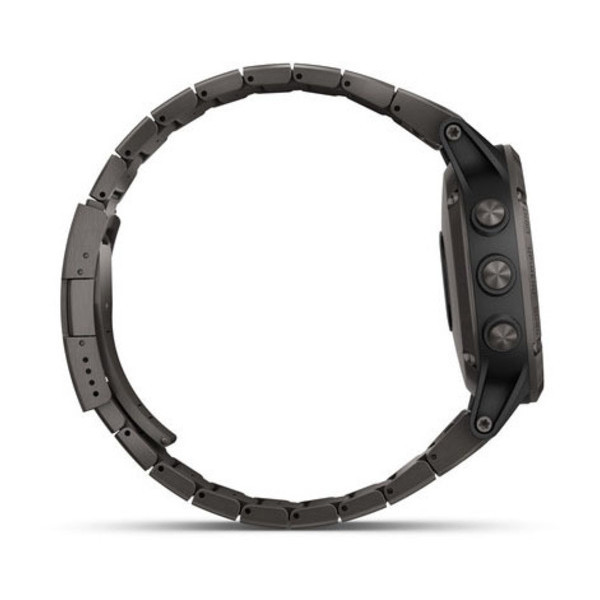 Garmin fenix 5 Plus 47mm Carbon Grey DLC Titanium with DLC Titanium Band Smartwatch