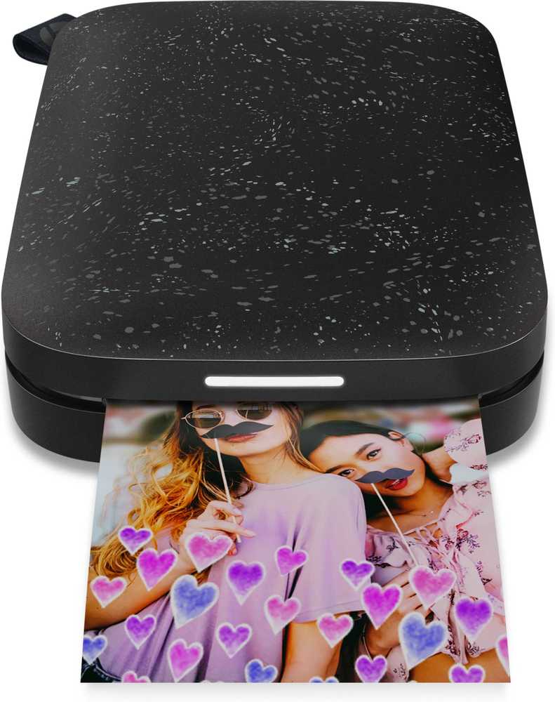 HP Sprocket 200 Black Photo Printer