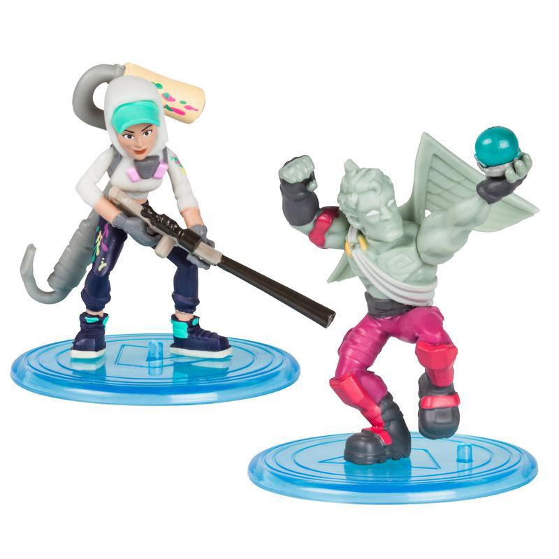 Fortnite Battle Royale Collection S1 Teknique & Love Range 2 Inch Duo Pack