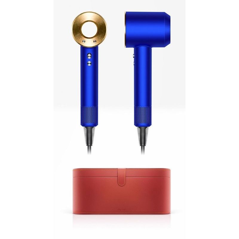 Dyson Supersonic Special Edition 23.75karat Gold Hair Dryer with Red Leather Presentation Case