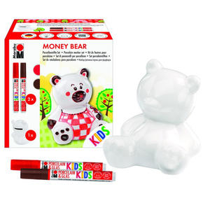 Marabu Money Box Set Money Bear
