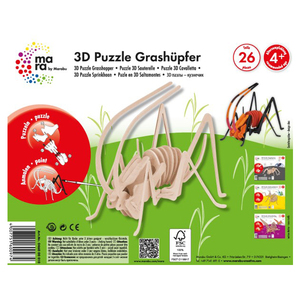 Marabu 3D Puzzle Grasshopper