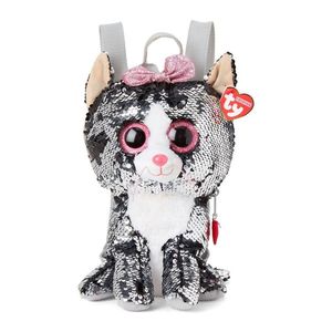 Ty Fashion Sequin Kiki the Grey Cat Backpack