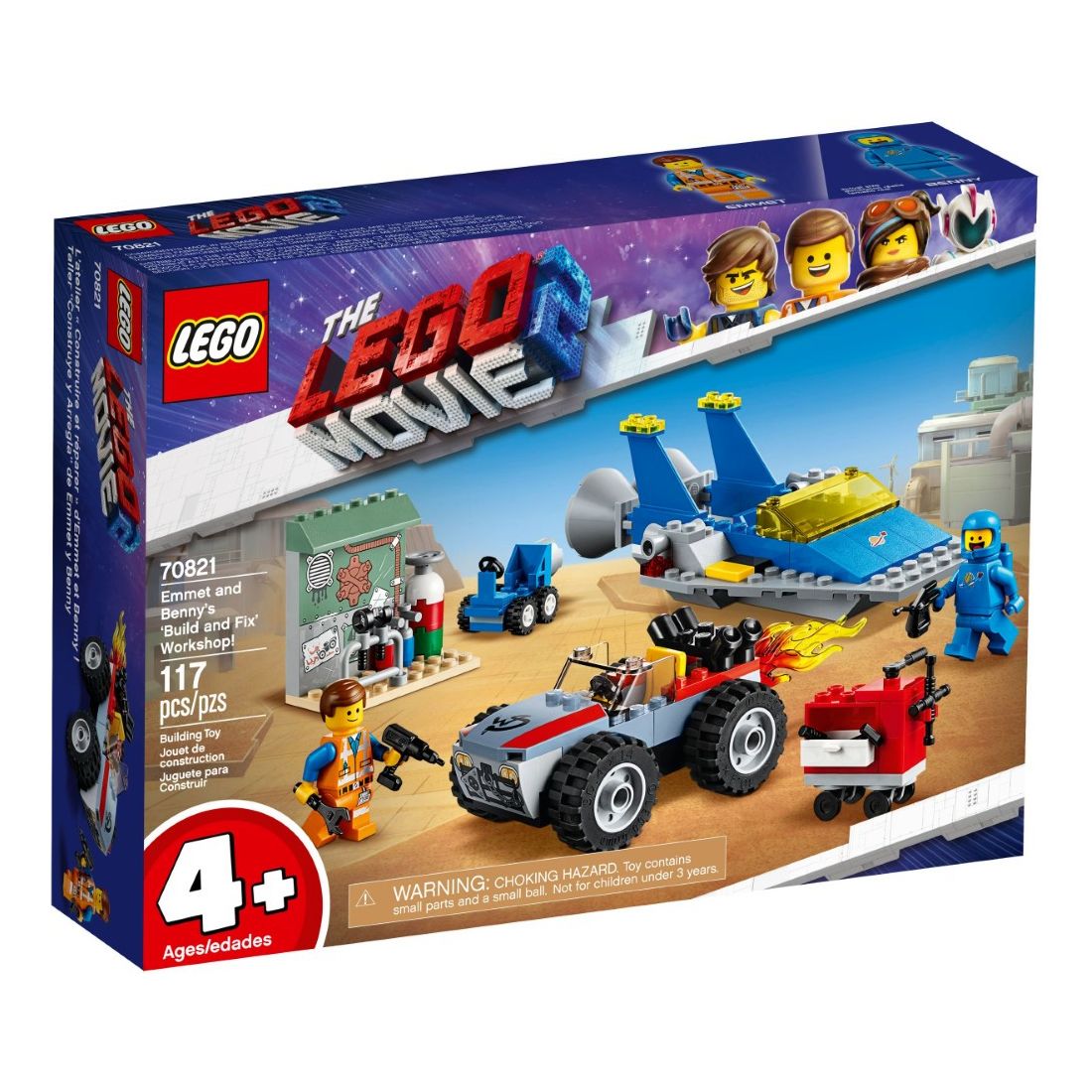 LEGO Movie 2 Emmet & Benny's Build & Fix Workshop 70821