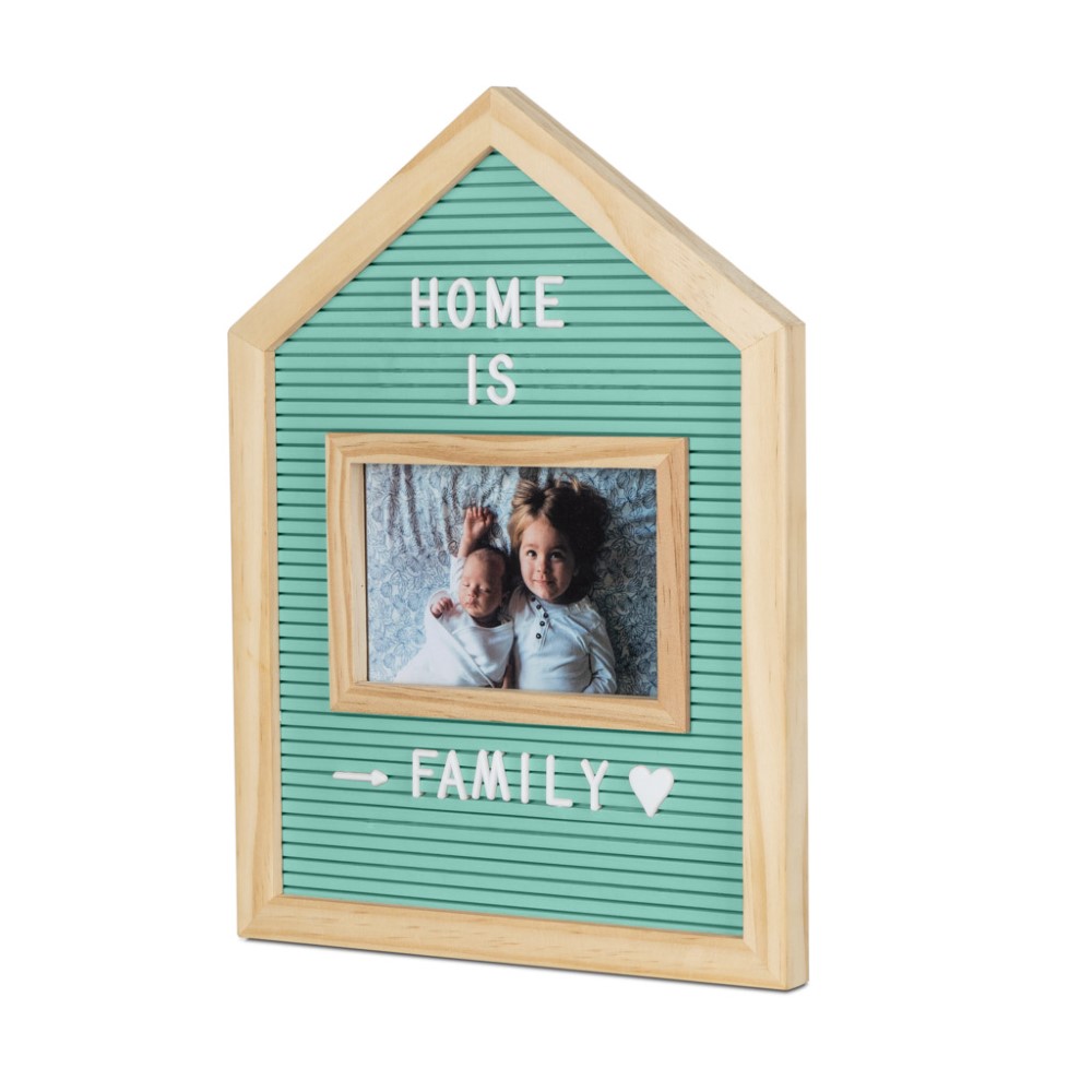 Balvi Frame & Letter Board Home Green 10 x 15 cm
