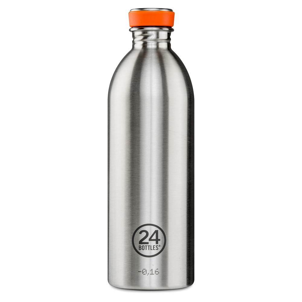 24 Bottles Urban Bottle Basic Steel 1000ml