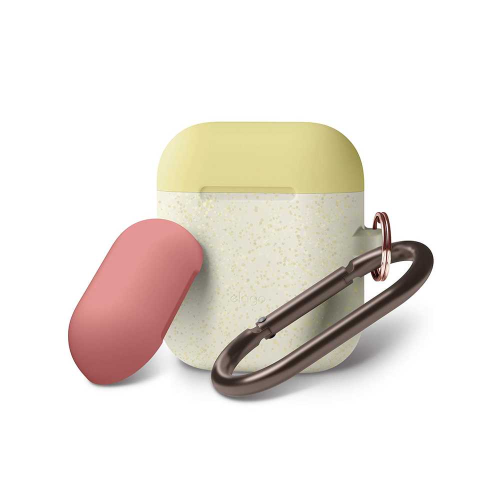 Elago Duo Hang Case Body-Night Glow Gold Pearl for AirPods