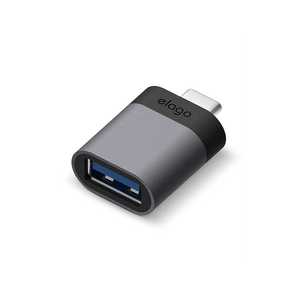 Elago Mini Aluminum USB-C Adapter Dark Grey (Pack of 2)
