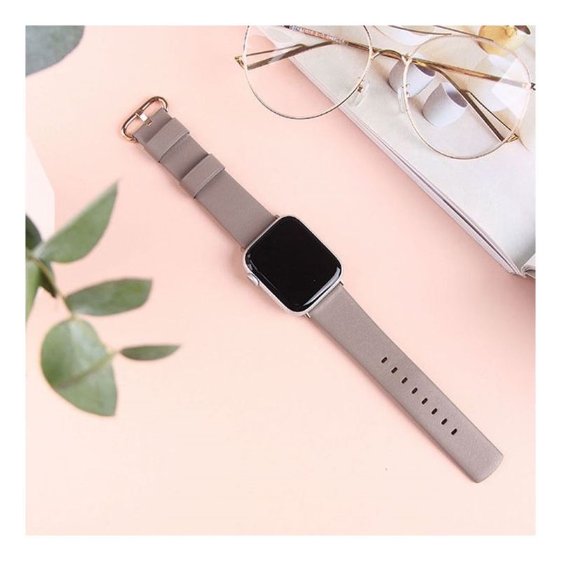 Uniq Mondain 40mm Leather Strap Sand Beige for Apple Watch (Compatible with Apple Watch 38/40/41mm)