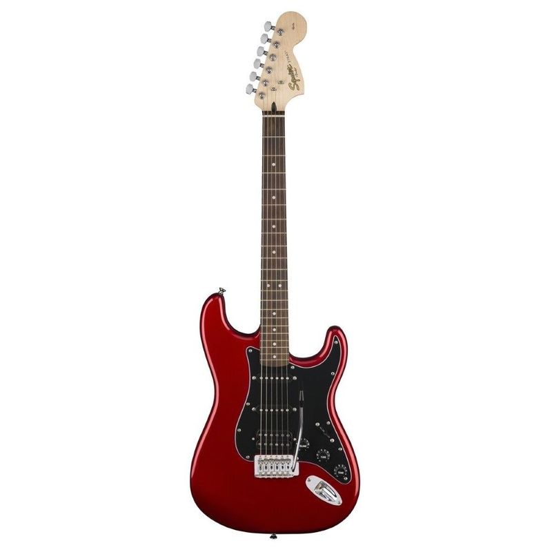 Squier by Fender Affinity Series Stratocaster HSS 15G Electric Guitar Pack Candy Apple Red