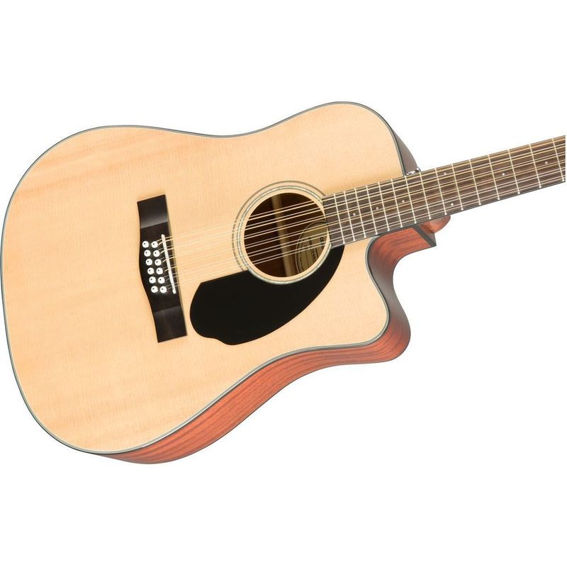 Fender CD-60SCE 12-String Dreadnought Electric-Acoustic Guitar Natural