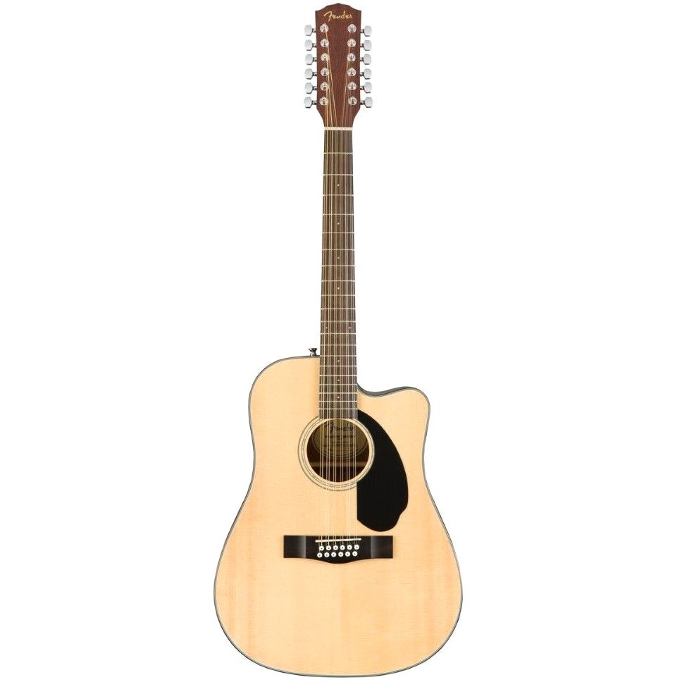 Fender CD-60SCE 12-String Dreadnought Electric-Acoustic Guitar Natural