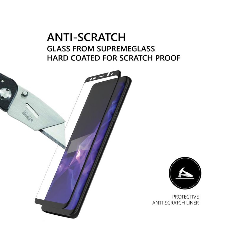Amazing Thing Full Glue 3D Full Cover Crystal Screen Protector For S9/S8