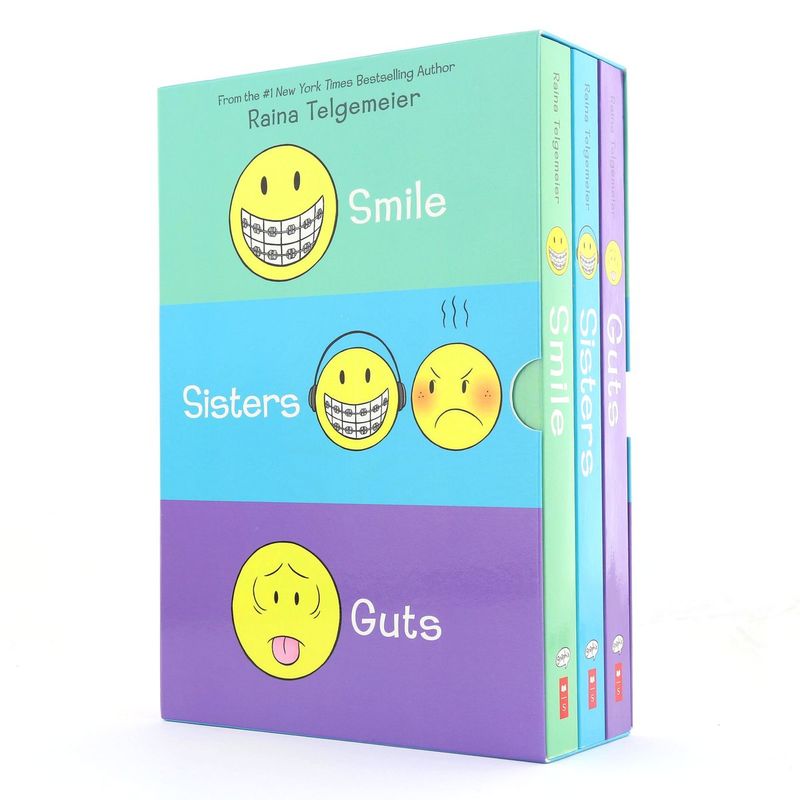 Smile Sisters And Guts the Box Set | Raina Telgemeier