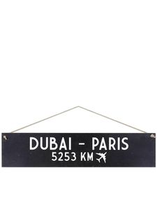I Want It Now Paris Wooden Location Sign