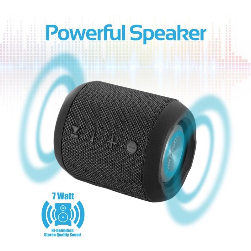 Promate Bomba Black 7W All-in-One Bluetooth Speaker