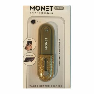 Monet Phone Wallet Glitter Gold