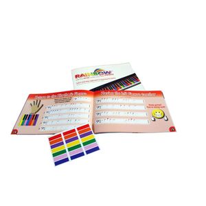 Rainbow Colours Colours Method Tutorial Piano Book & Colour Key Sticker