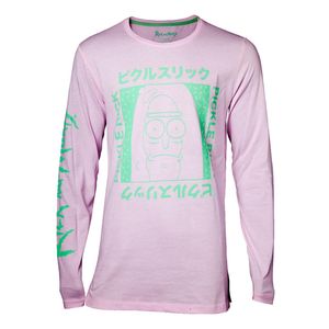 Rick and Morty Japan Pickle Men's T-Shirt Pink