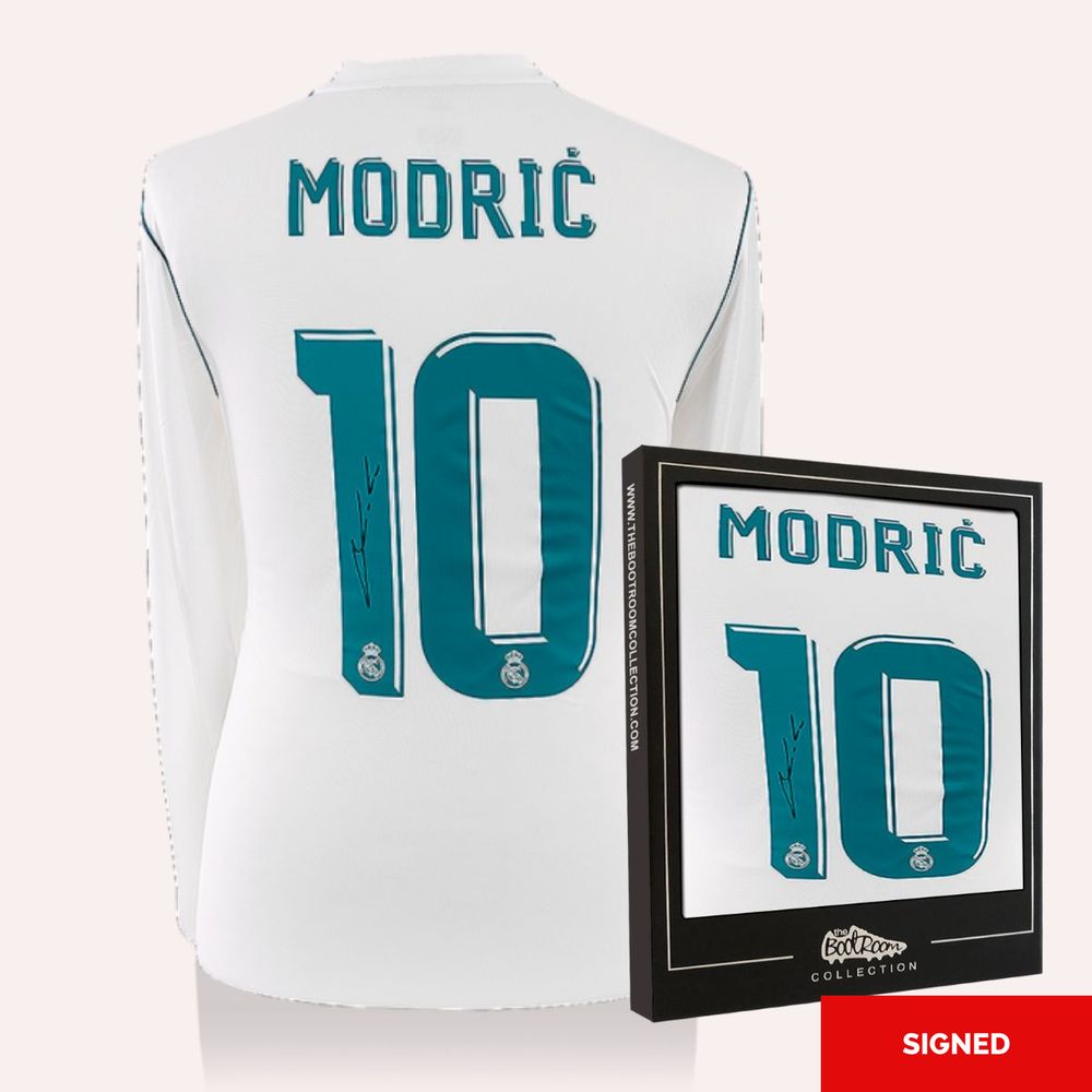 Bootroom Collection Authentic Signed Modric 18-19 Real Marid. Shirt (Boxed)
