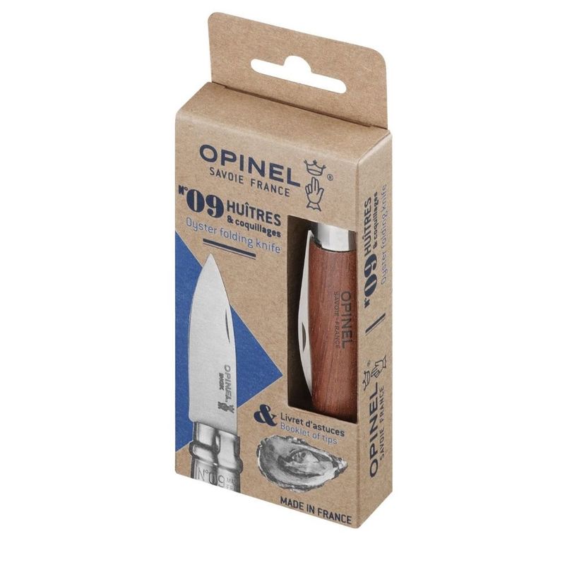 Opinel N09 Oyster & Shellfish Knife Brown