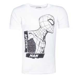 Spider-Man Side View Spidey Men's T-Shirt White