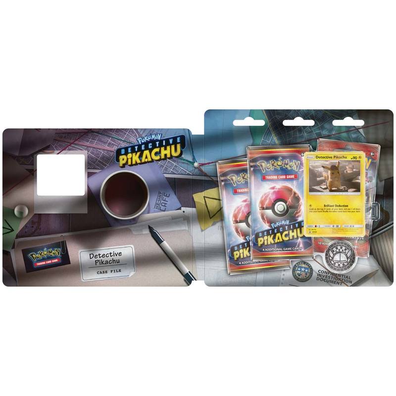 Pokemon TCG Trading Cards Detective Pikachu Case File 3 Pack