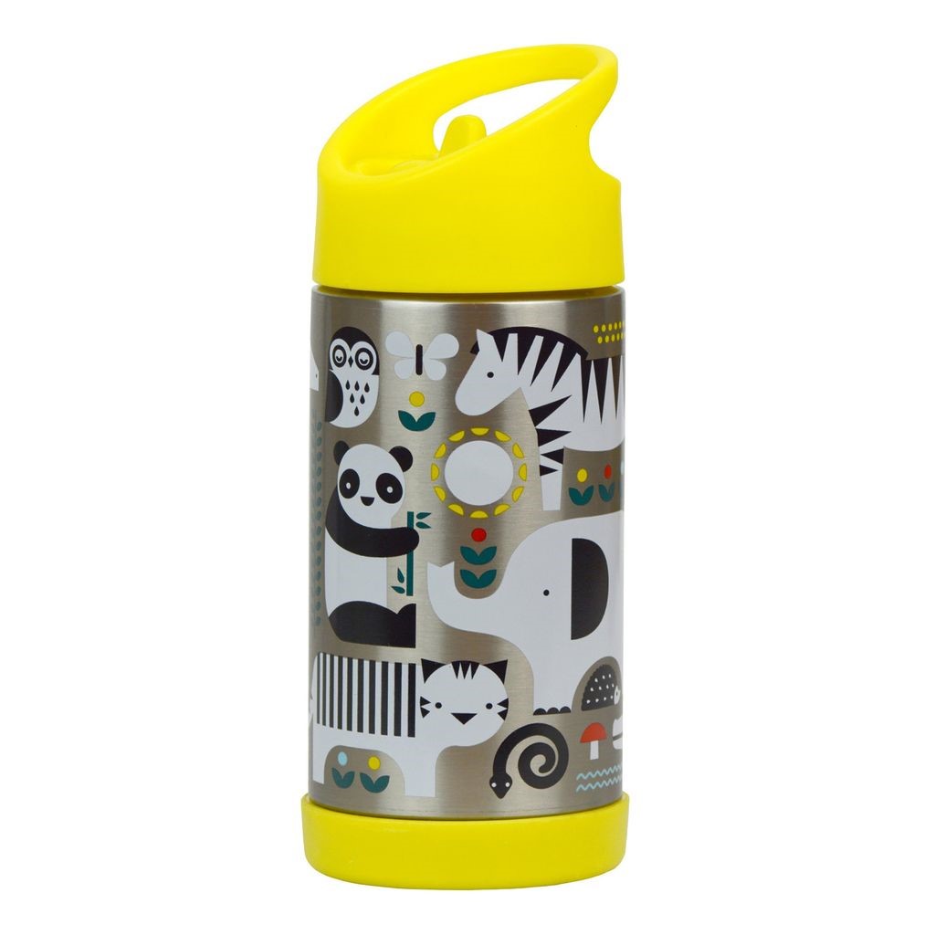 Petit Collage Stainless Steel Water Bottle Animals 350ml