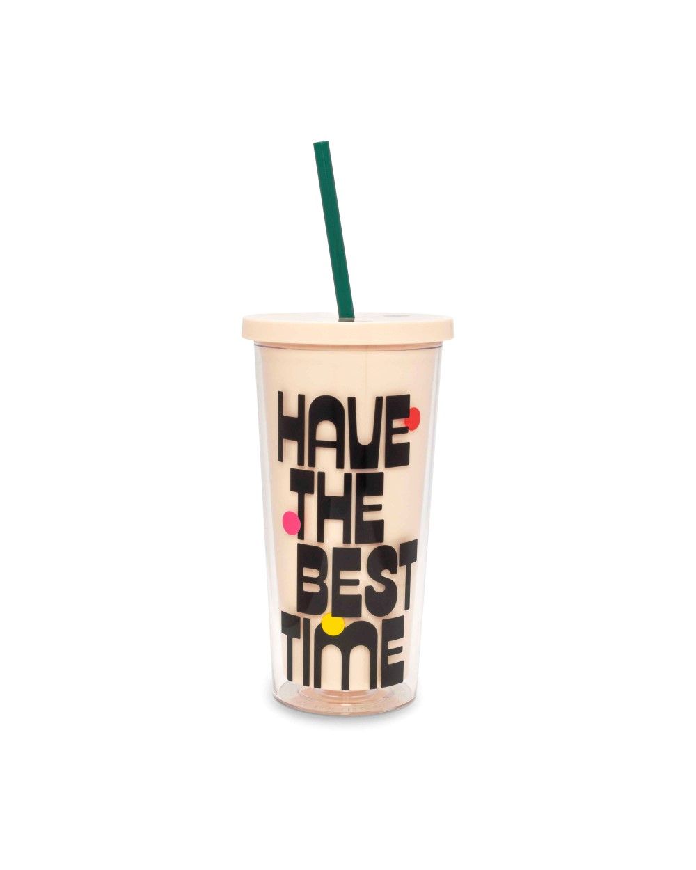 Ban.do Sip Sip Tumbler with Straw Best Time 590ml