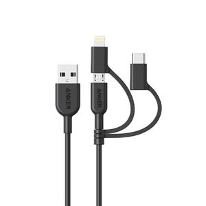 Anker Powerline 3 In 1 Cable Black