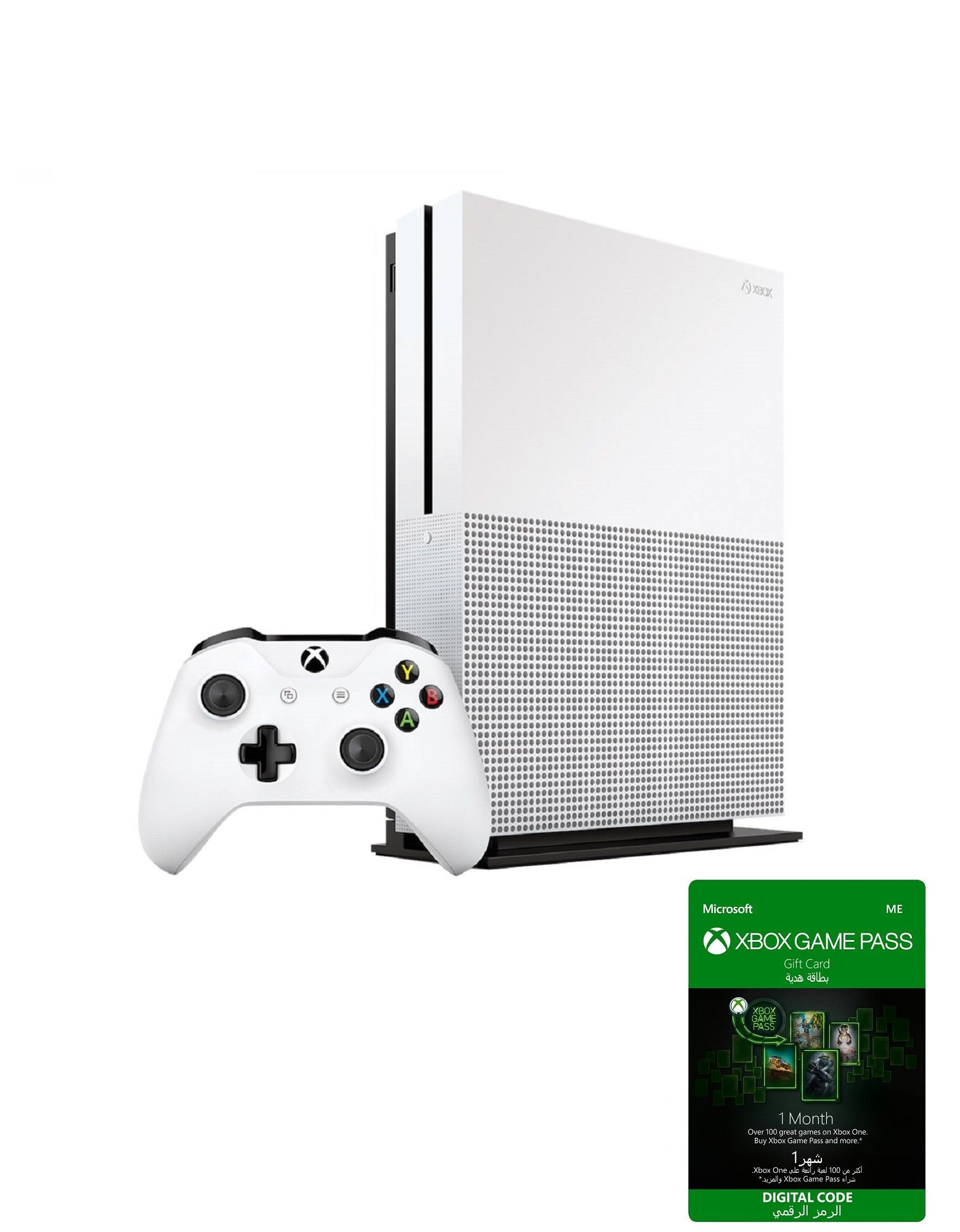 Xbox One S 1TB + One Month Game Pass