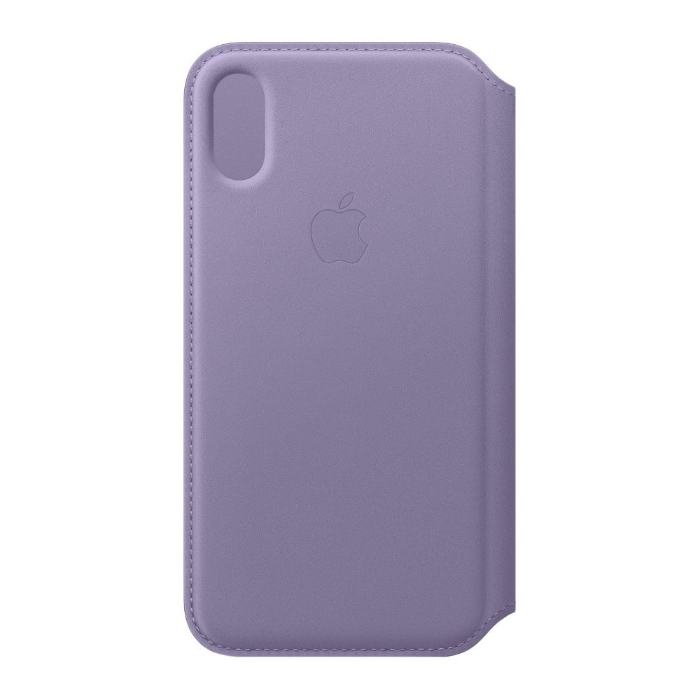 Apple Leather Folio Lilac for iPhone XS