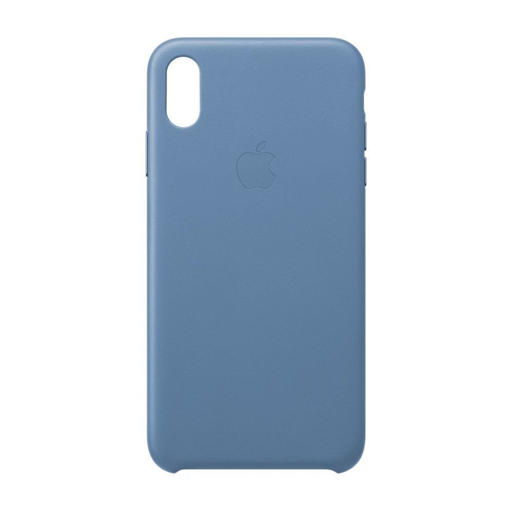 Apple Leather Case Cornflower for iPhone XS Max