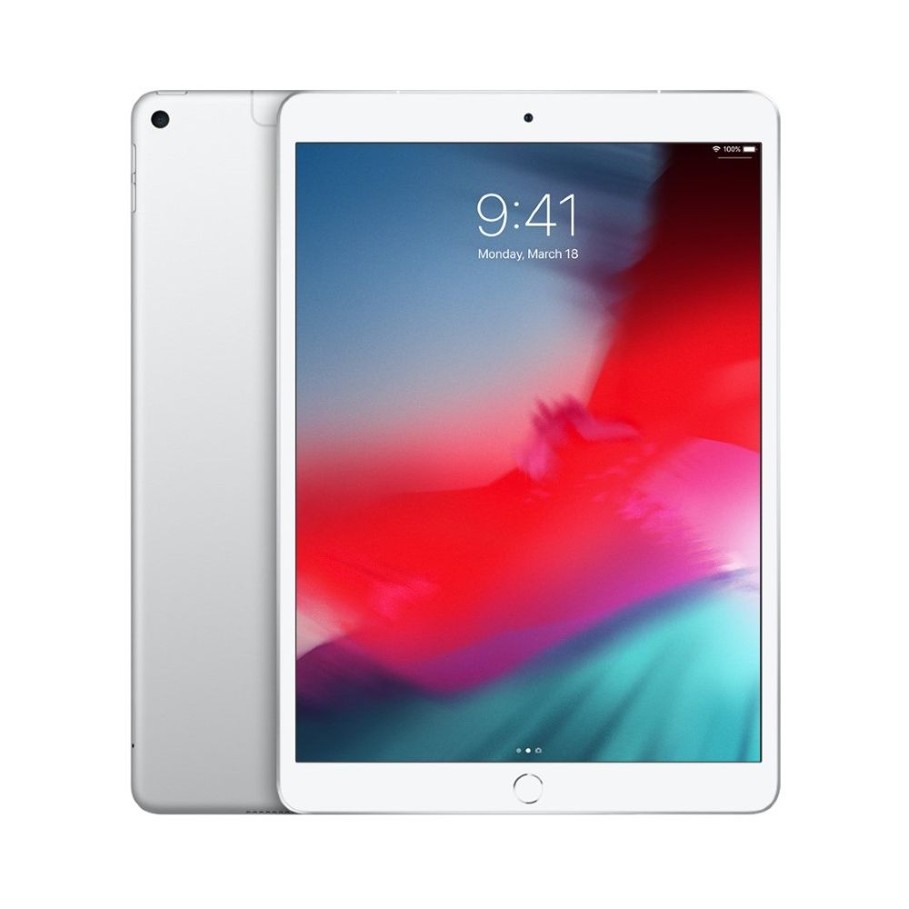 Apple iPad Air 10.5-Inch Wi-Fi + Cellular 256GB Silver Tablet