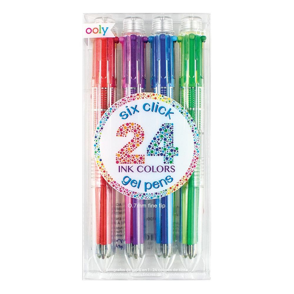 Ooly 6 Click Gel Pens (Set Of 4)